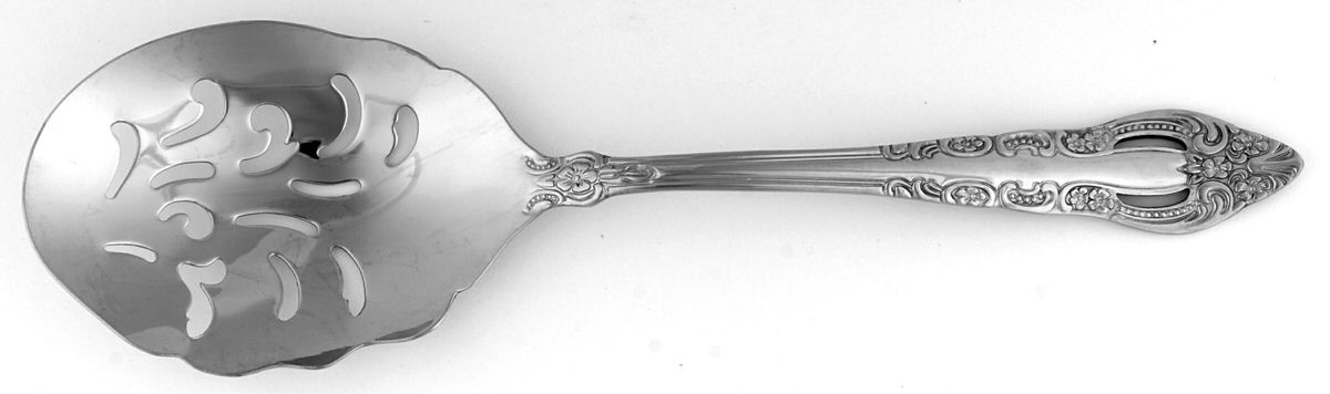Majesty (Stainless) Solid Macaroni Server by Reed & Barton-1