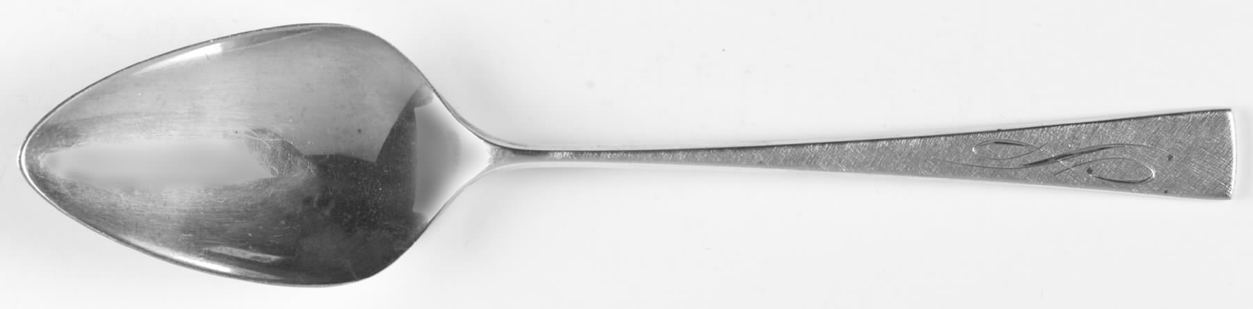 Da Vinci-Engraved (Silverplate) Tablespoon (Serving Spoon) by Reed & Barton-1