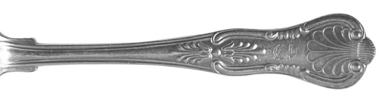 Naval (Silverplate, Kings Design) Fork by Reed & Barton-1