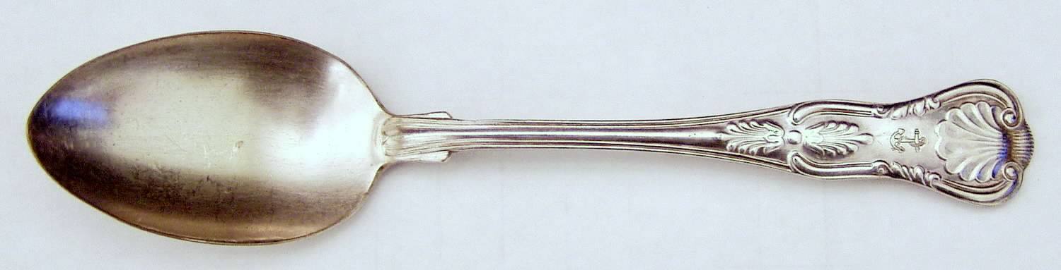 Naval (Silverplate, Kings Design) Tablespoon (Serving Spoon) by Reed & Barton-1
