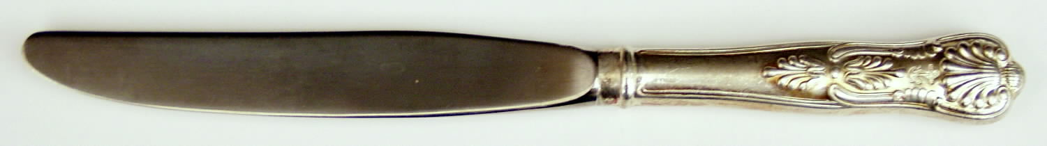 Naval (Silverplate, Kings Design) Modern Hollow Knife by Reed & Barton-1