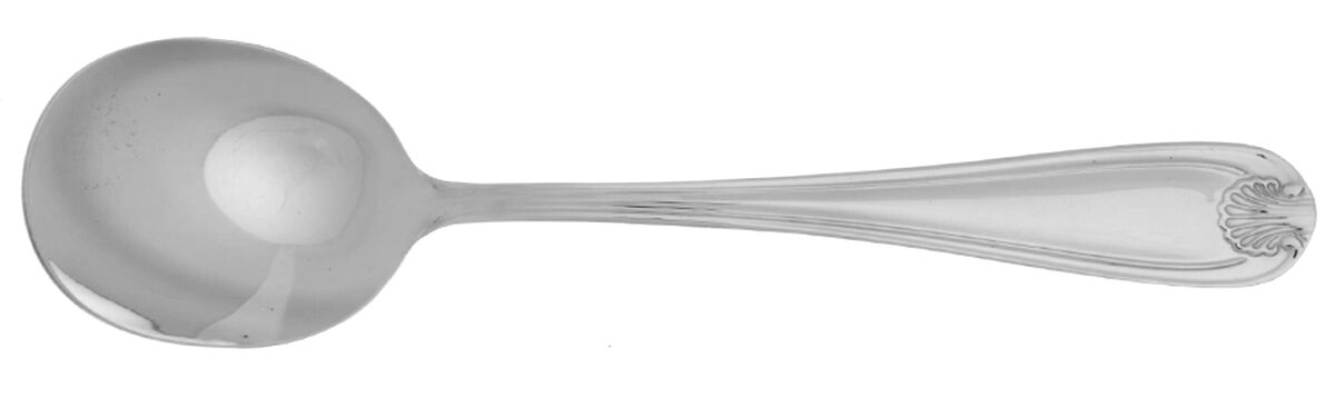 Seabury (Stainless) Round Bowl Soup Spoon (Cream Soup) HC by Reed & Barton-1