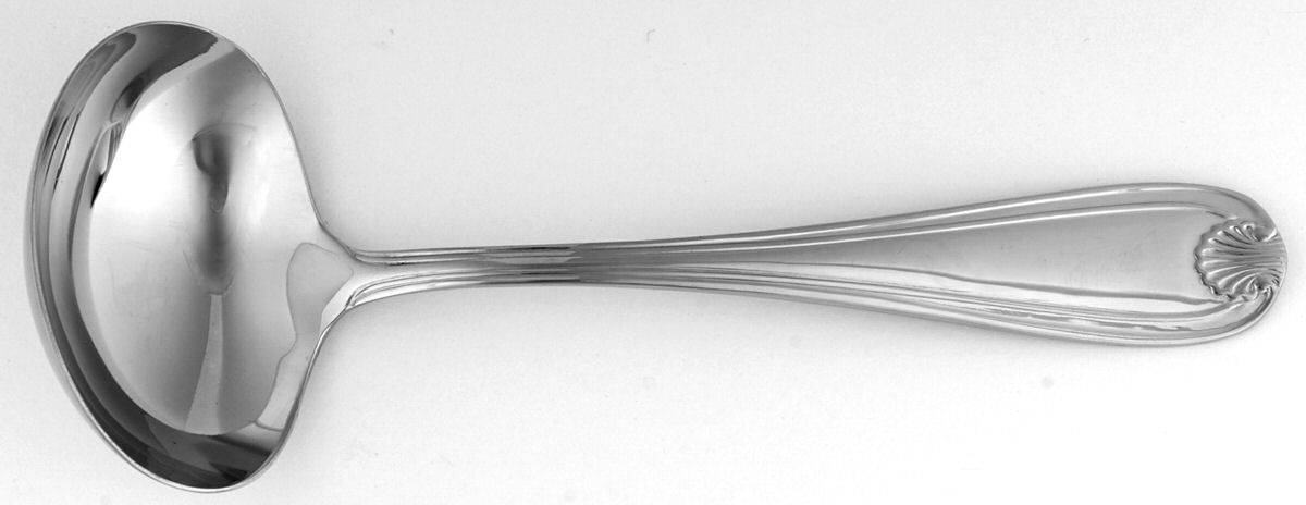 Seabury (Stainless) Solid Gravy Ladle by Reed & Barton-1