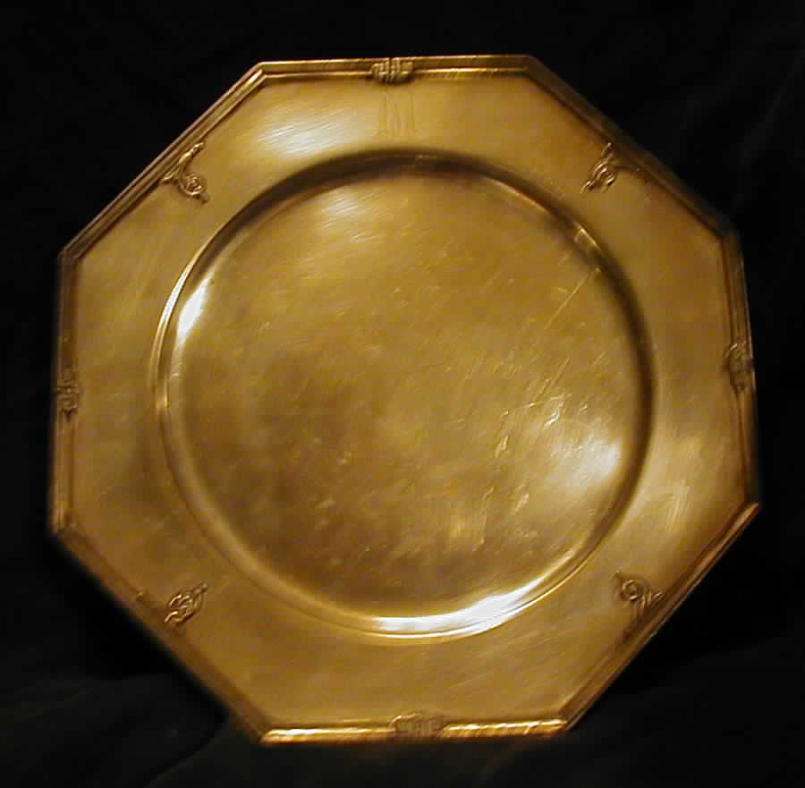 Pompeian (Silverplate, Hollowware) Service Plate by Reed & Barton-1