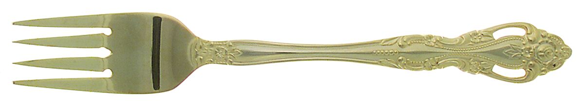 Baroque-Gold (Gold Eletroplate) Individual Salad Fork by Reed & Barton-1