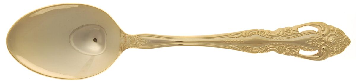 Baroque-Gold (Gold Eletroplate) Tablespoon (Serving Spoon) by Reed & Barton-1