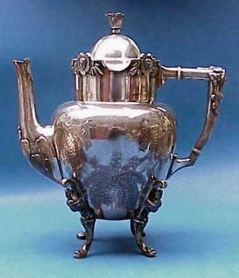 123 (Silverplate, Hollowware) Silverplate Coffee Pot by Rogers Smith-1