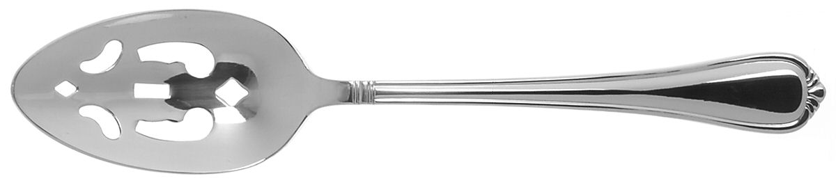 Stonegate (Stainless) Pierced Tablespoon (Serving Spoon) by RSVP Flatware-1