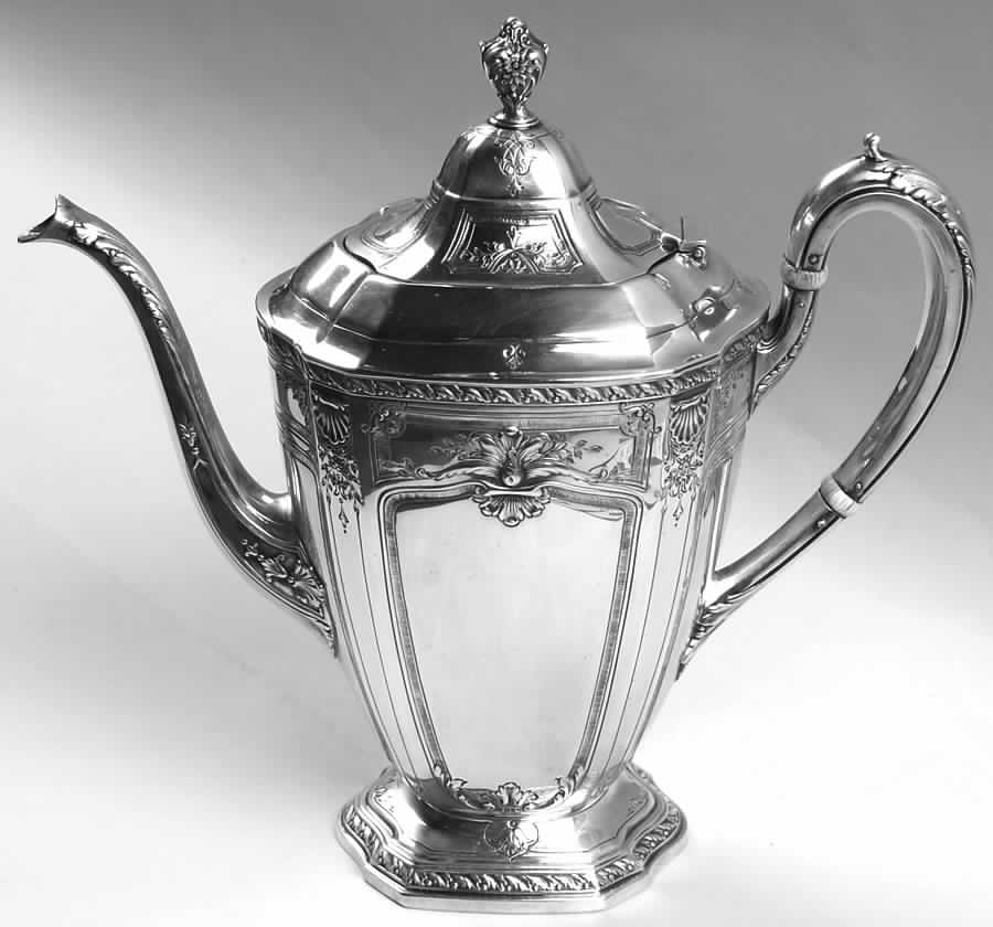 Heritage (Sterling, Hollowware) Coffee Pot by Reed & Barton-1