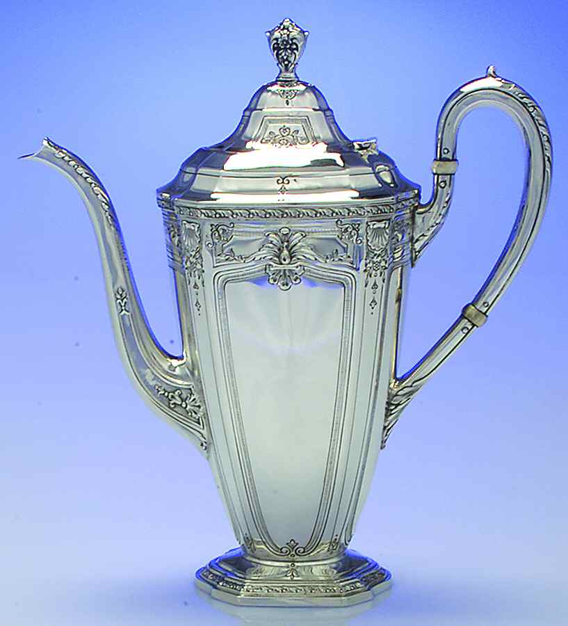 Heritage (Sterling, Hollowware) Mini Coffee Pot by Reed & Barton-1