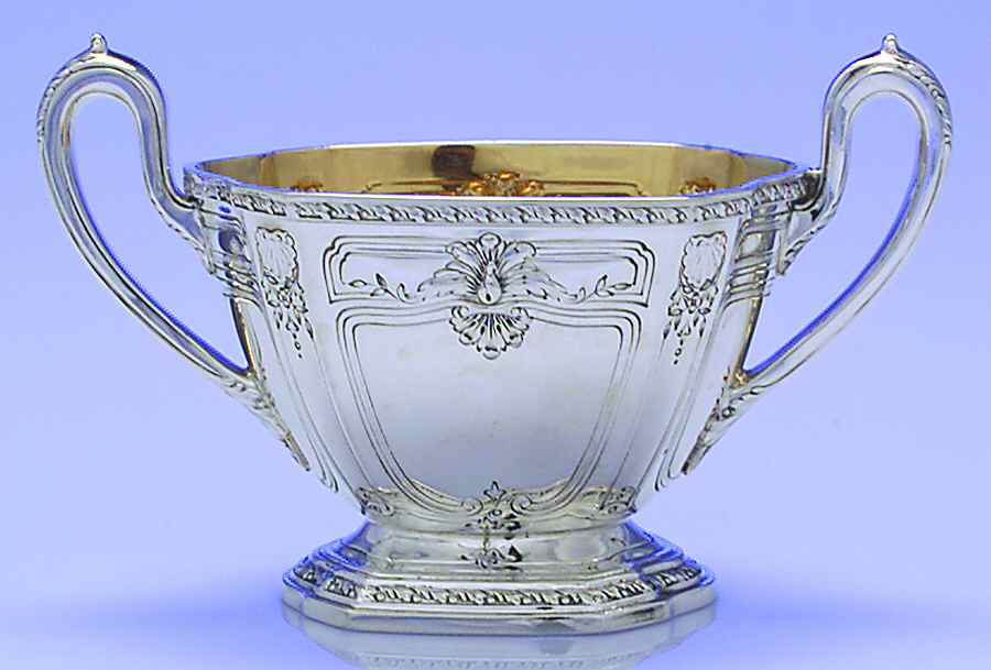 Heritage (Sterling, Hollowware) Mini Open Sugar Bowl by Reed & Barton-1