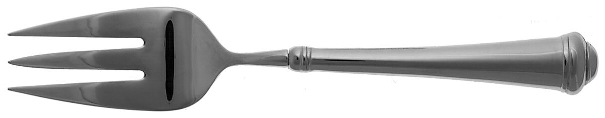 Allora (Stainless) Large Solid Cold Meat Serving Fork by Reed & Barton-1