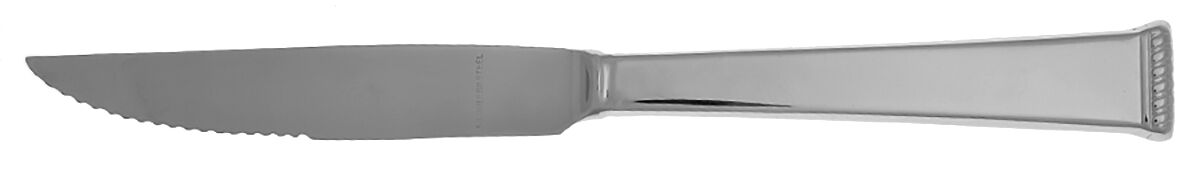 Classic Braid (Stainless) Steak Knife Individual Hollow, Serrate HC by Reed & Barton-1