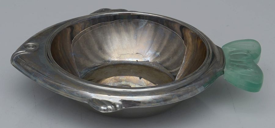 Sea Tails (Stainless) Child's Bowl by Reed & Barton-1