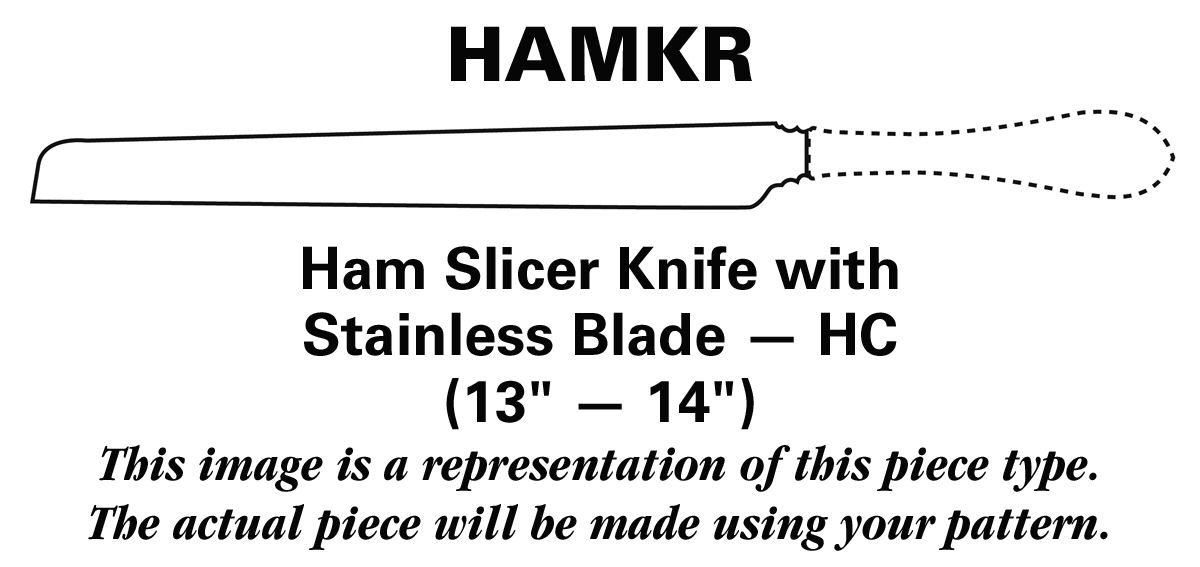 French Provincial (Sterling, 1948) Ham Slicer Knife with Stainless Blade HC by Towle Silver-1