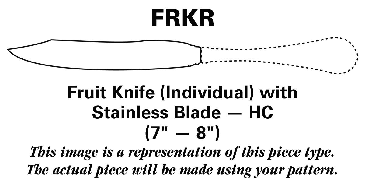 Melrose (Sterling, 1948, No Monograms) Fruit Knife Individual with Stainless Blade HC by Gorham Silver-1