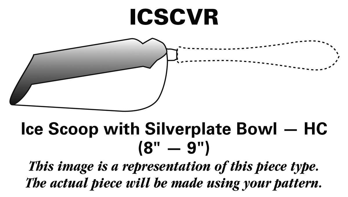 Sutton Place (Stainless) Ice Scoop with Silverplate Bowl HC by Oneida Silver-1