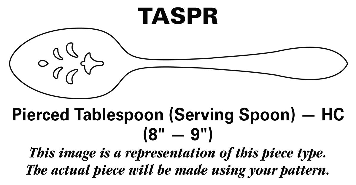 Louisiana (Stainless) Pierced Tablespoon (Serving Spoon) HC by Oneida Silver-1