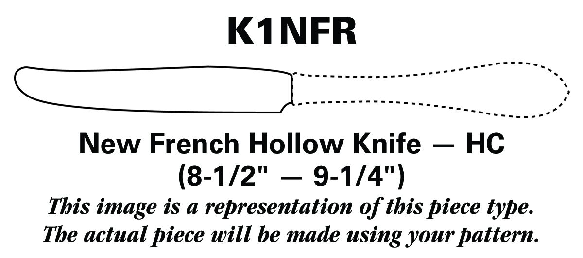 Orange Blossom Old(Sterling, No Monos, No Flr Bowl) New French Hollow Knife  HC by Alvin-1