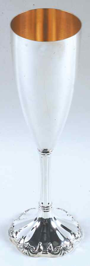 French Chippendale (Silverplate, Hollowware) Silverplate Champagne Flute by Reed & Barton-1