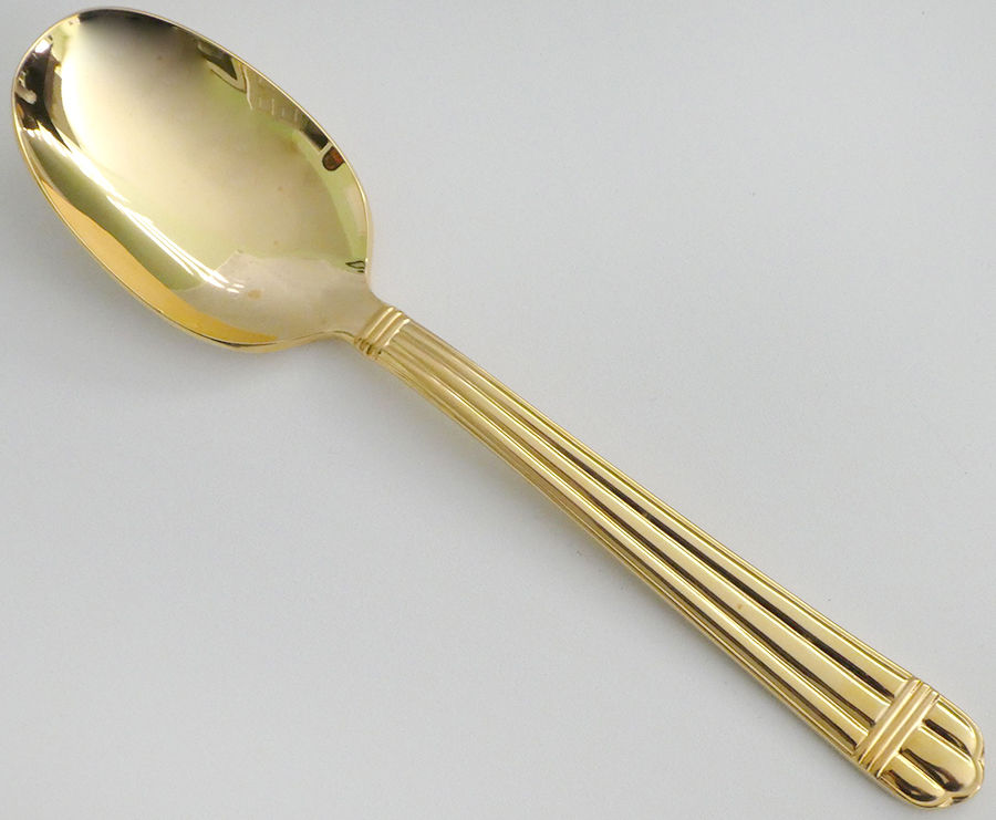 Louvre Gold Teaspoon by Retroneu-1
