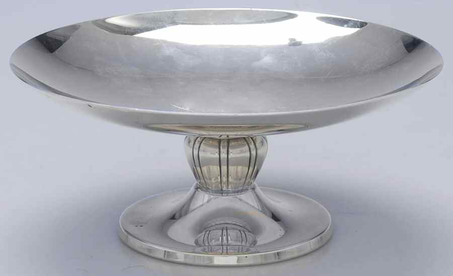 X242 (Sterling, Hollowware) Round Compote (Height X Width) by Reed & Barton-1