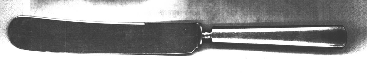 RDS112 (Silverplate) Old French Solid Knife by Reed & Barton-1