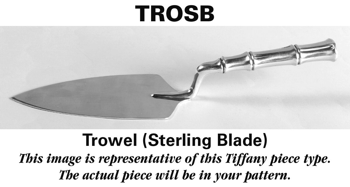 English King (Sterling, 1885, No Monograms) Trowel with Sterling Blade by Tiffany & CO SILVER-1