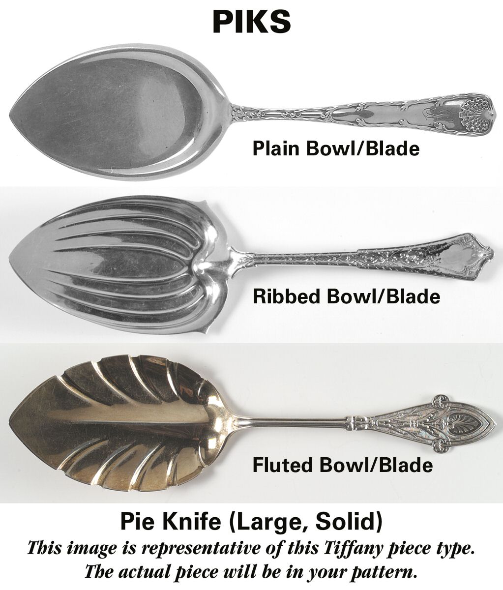 English King (Sterling, 1885, No Monograms) Large Solid Pie Knife by Tiffany & CO SILVER-1