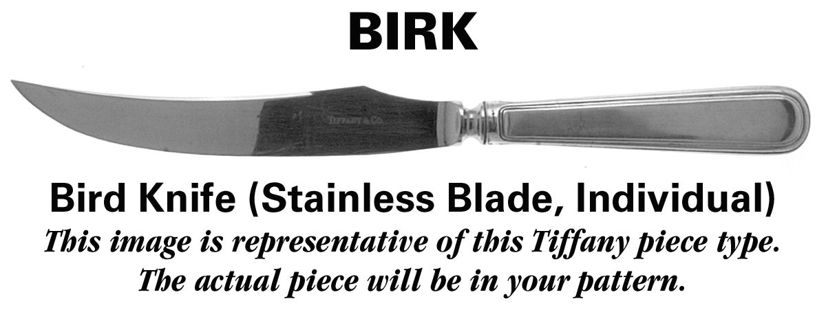 Audubon (Sterling, 1956) Individual Bird Knife with Stainless Blade by Tiffany & CO SILVER-1
