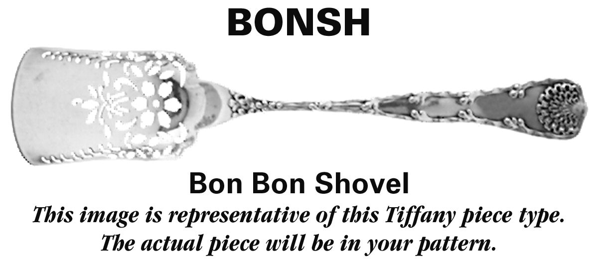 English King (Sterling, 1885, No Monograms) Bon Bon Shovel by Tiffany & CO SILVER-1