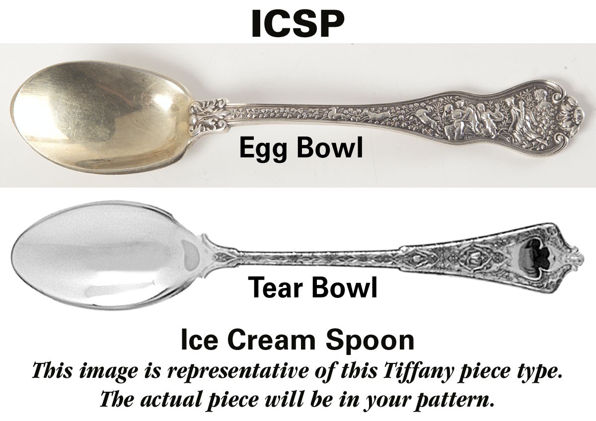 Audubon (Sterling, 1956) Ice Cream Spoon Individual by Tiffany & CO SILVER-1