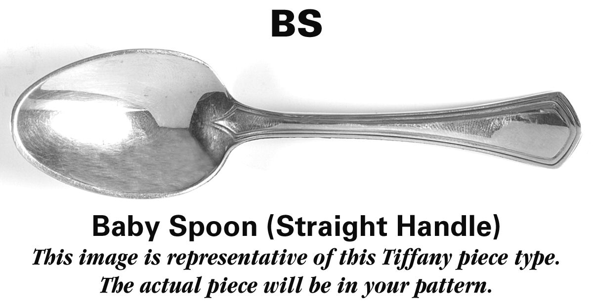English King (Sterling, 1885, No Monograms) Straight Handle Baby Spoon by Tiffany & CO SILVER-1