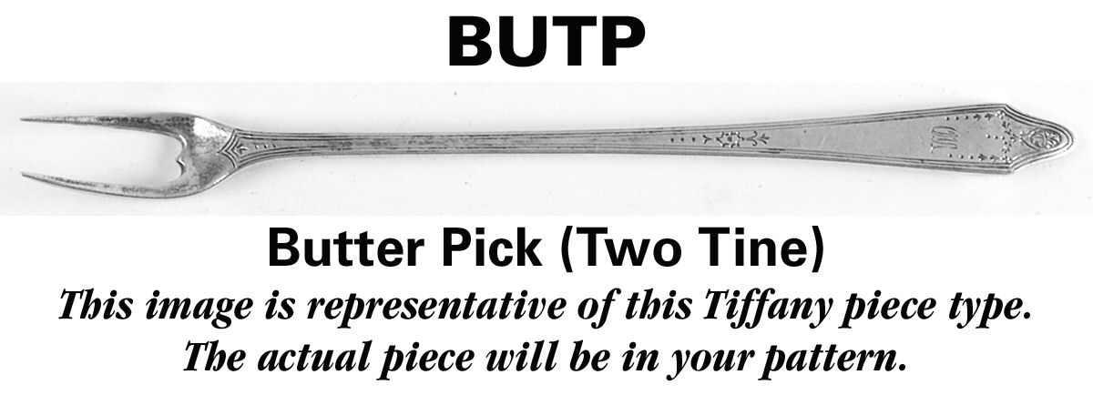 Japanese Gold (Strl, 1871, Gold Vermeil) Two-Tine Butter Pick by Tiffany & CO SILVER-1