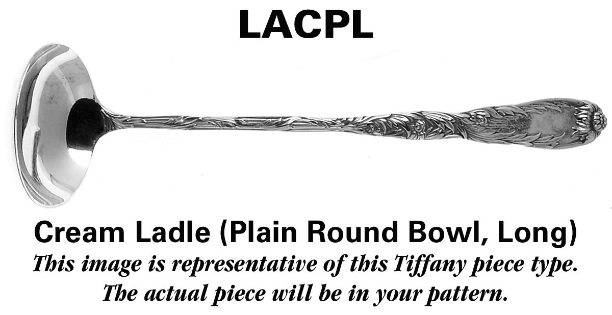 Japanese Gold (Strl, 1871, Gold Vermeil) Long Cream Ladle with Plain Round Bowl by Tiffany & CO SILVER-1