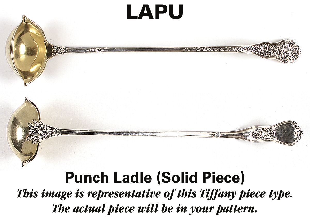 English King (Sterling, 1885, No Monograms) Punch Ladle Solid Piece by Tiffany & CO SILVER-1