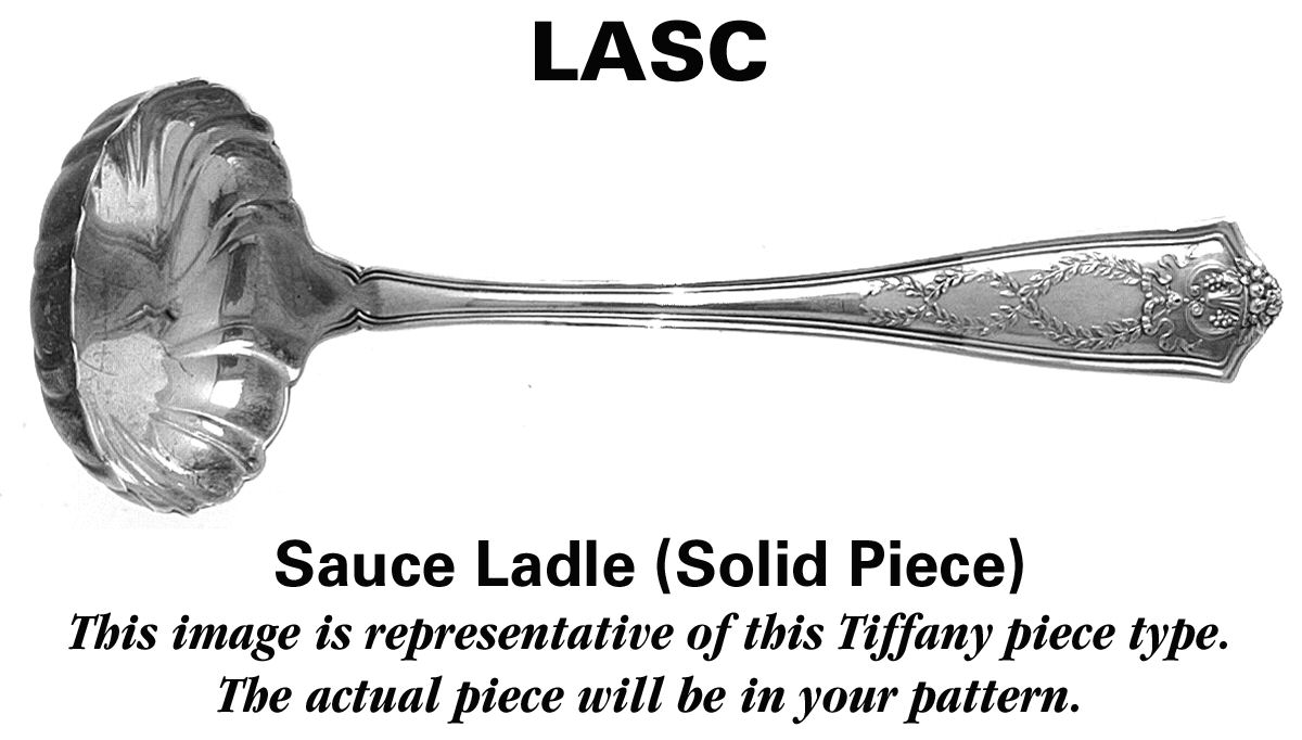 English King (Sterling, 1885, No Monograms) Sauce Ladle, Solid Piece by Tiffany & CO SILVER-1