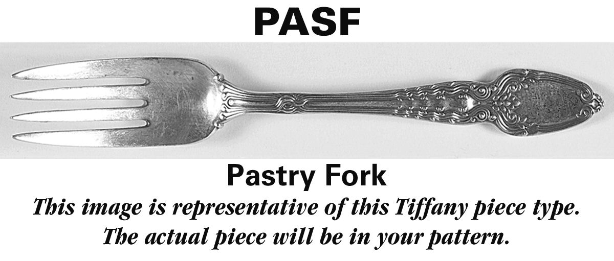 Audubon (Sterling, 1956) Pastry Fork by Tiffany & CO SILVER-1