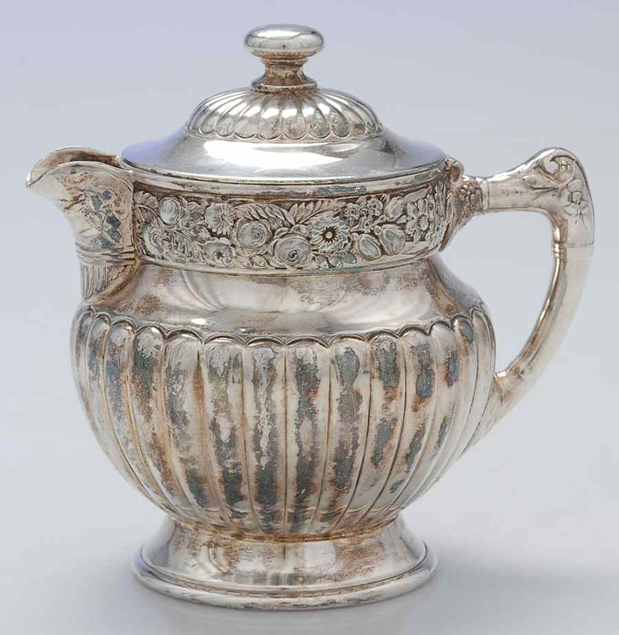 3221 (Silverplate, Hollowware) Creamer & Hinged Lid by Reed & Barton-1