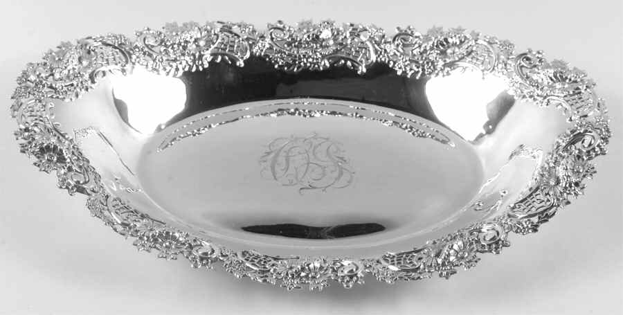 3001 (Sterling, Hollowware) 12" Bread Tray by Redlich-1