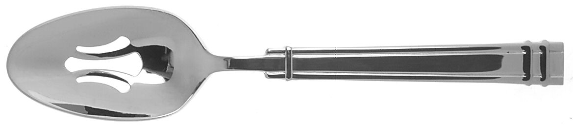 Mission Bay (Stainless) Pierced Tablespoon (Serving Spoon) by Reed & Barton-1