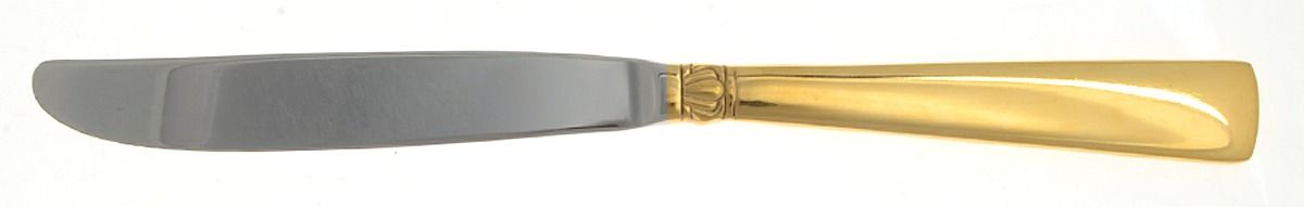 Gold Sanderling (Gold Electroplate) Modern Solid Knife by Reed & Barton-1