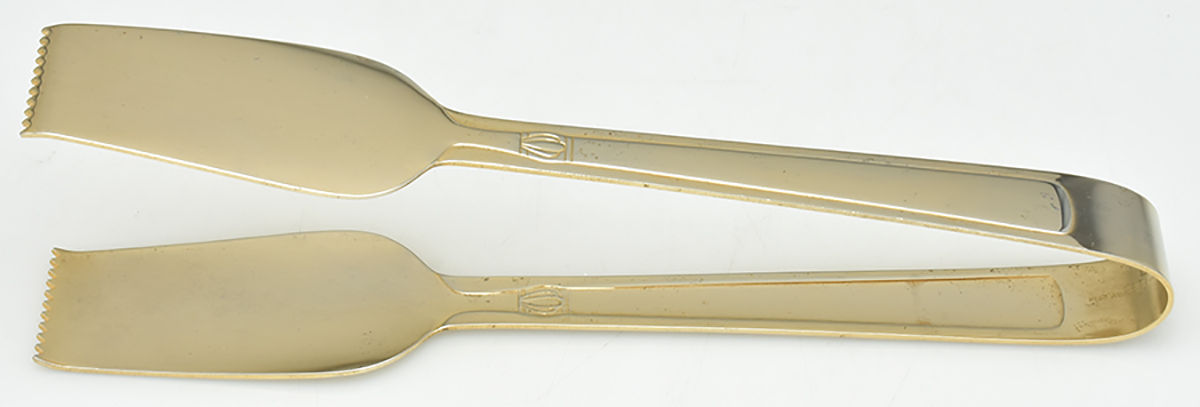 Gold Sanderling (Gold Electroplate) 1-Piece Salad Tongs by Reed & Barton-1