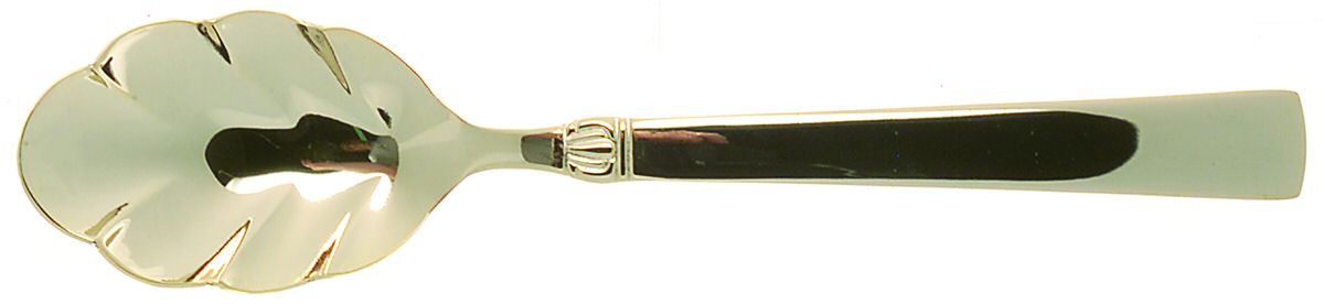 Gold Sanderling (Gold Electroplate) Sugar Shell Spoon by Reed & Barton-1