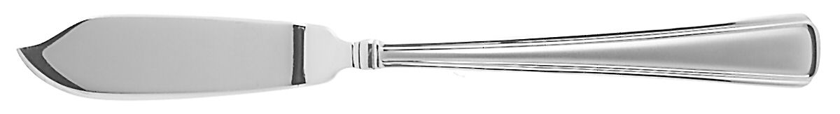 Newhall Matte (Stainless) Flat Handle Master Butter Knife by Reed & Barton-1