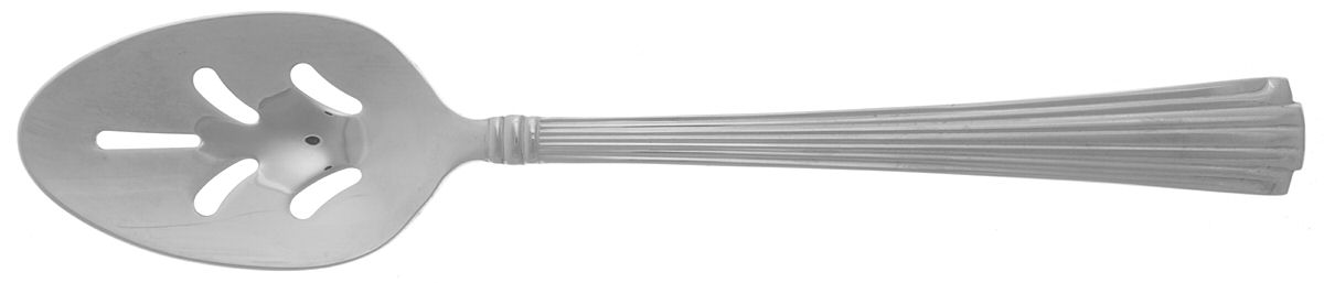 Highbridge (Stainless) Pierced Tablespoon (Serving Spoon) by Reed & Barton-1