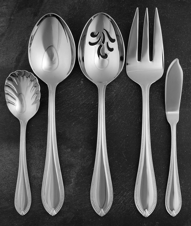 Concannon (Stainless) 5 Piece Hostess Set by Reed & Barton-1