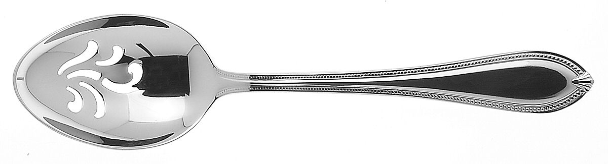 Concannon (Stainless) Pierced Tablespoon (Serving Spoon) by Reed & Barton-1