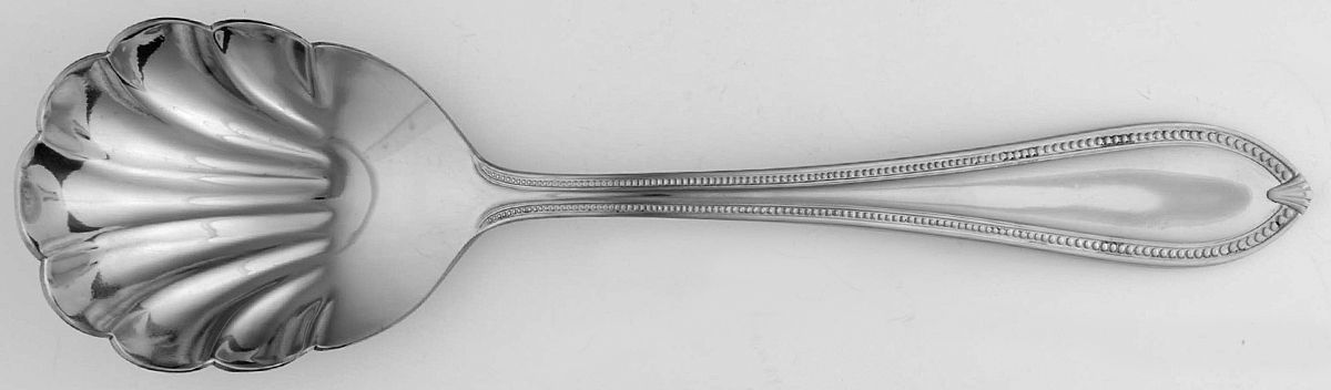 Concannon (Stainless) Solid Smooth Berry/Casserole Spoon by Reed & Barton-1