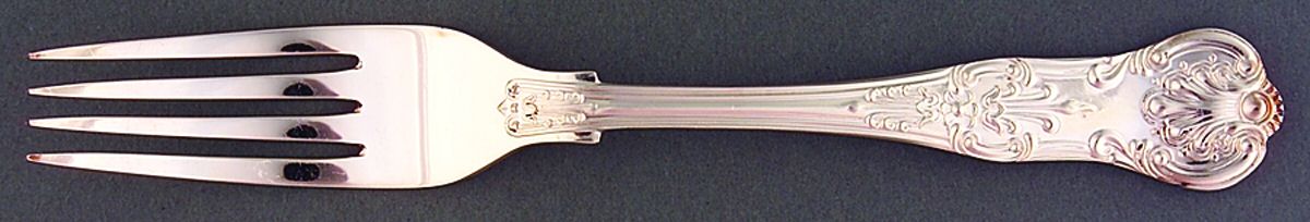 Queens (Silverplate) Fork by Roberts & Belk-1